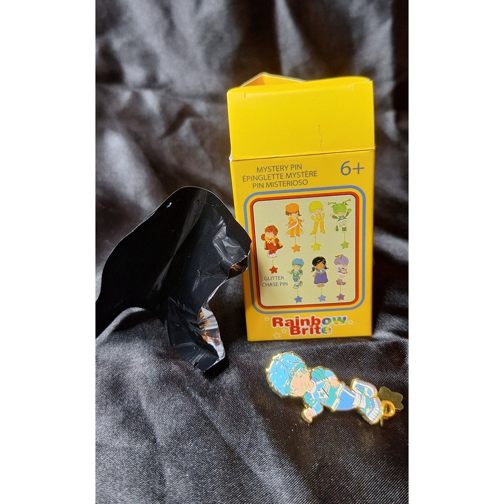 Loungefly Rainbow Brite Glitter Chase Indigo Pin with dandling satr charm